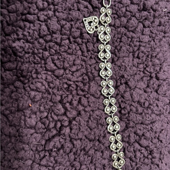 Brighton Scroll Link Heart Charm Bracelet – Retired - Picture 1 of 1